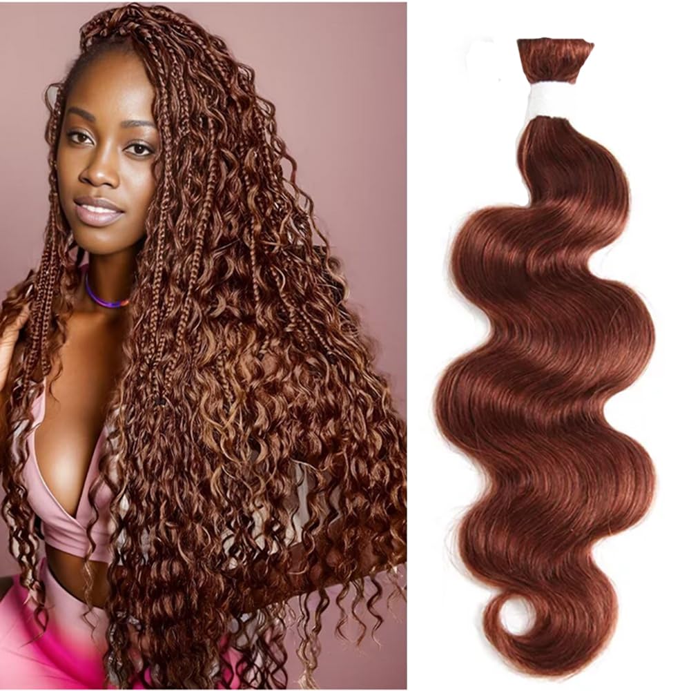 Human Hair Braiding Body Wave Bulk Boho Box Braids No Weft Curly Hair Extensions 100g