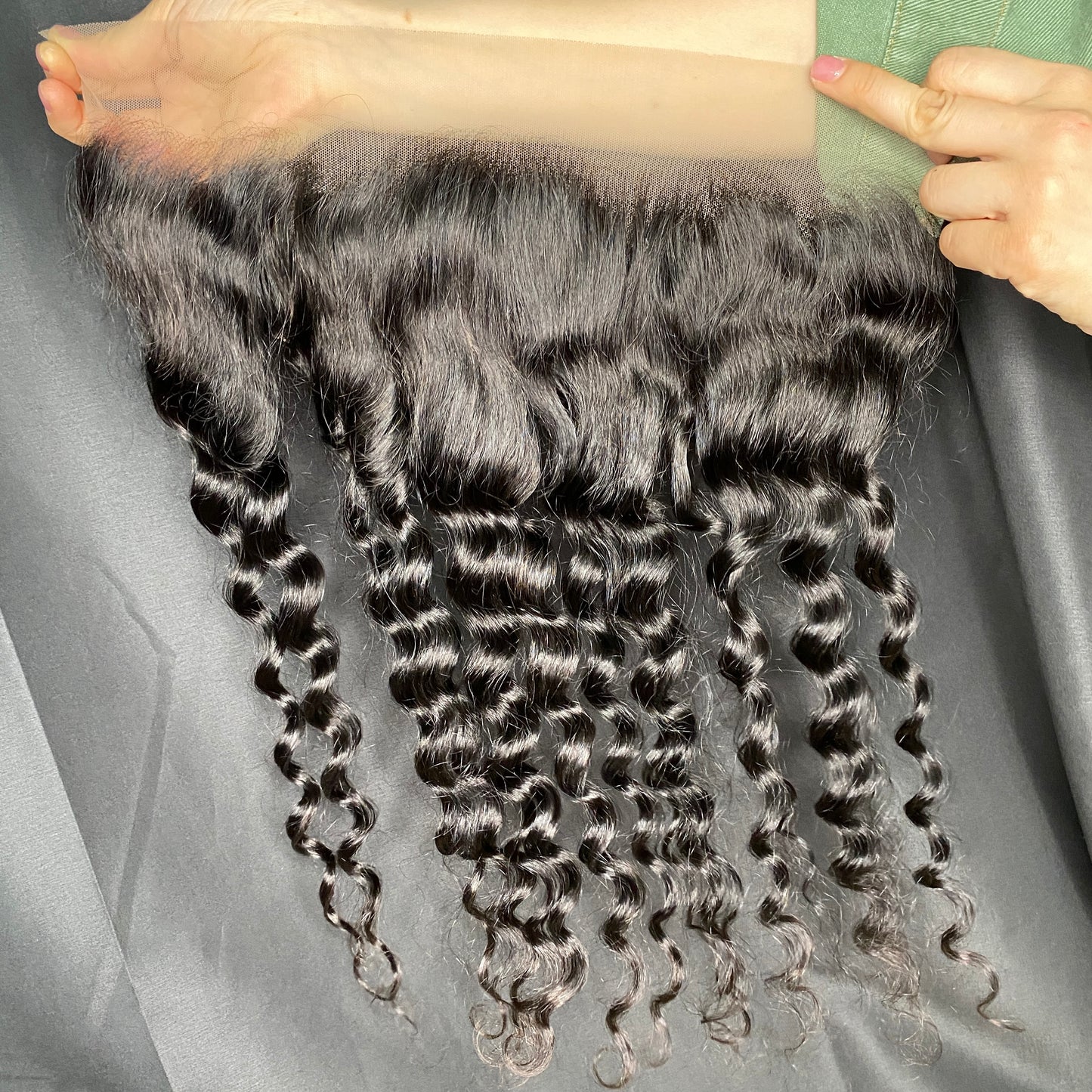 Natural Wave 13x4 Transparent Lace Frontal Human Hair Extension 12-20 Inch