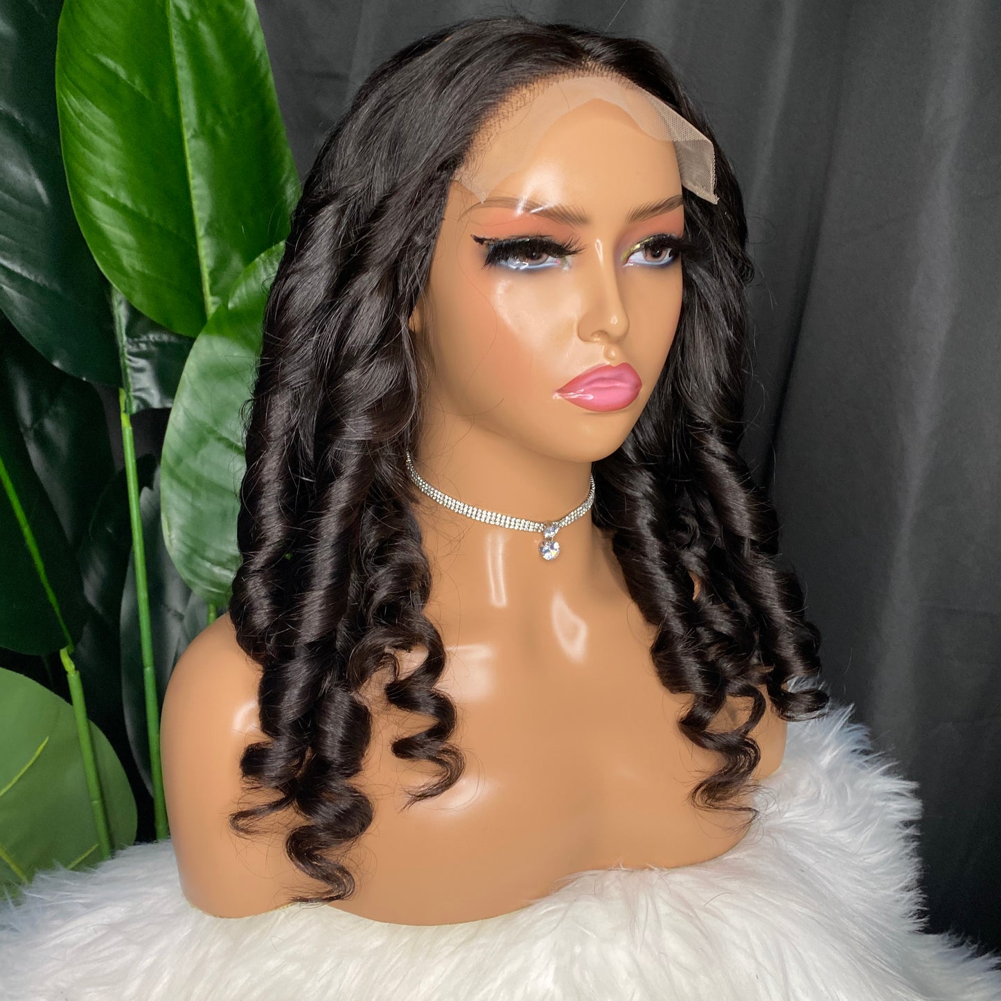 Loose Wave 6x6 Transaprent Lace Closure Wig Raw Human Hair 10-32 Inch