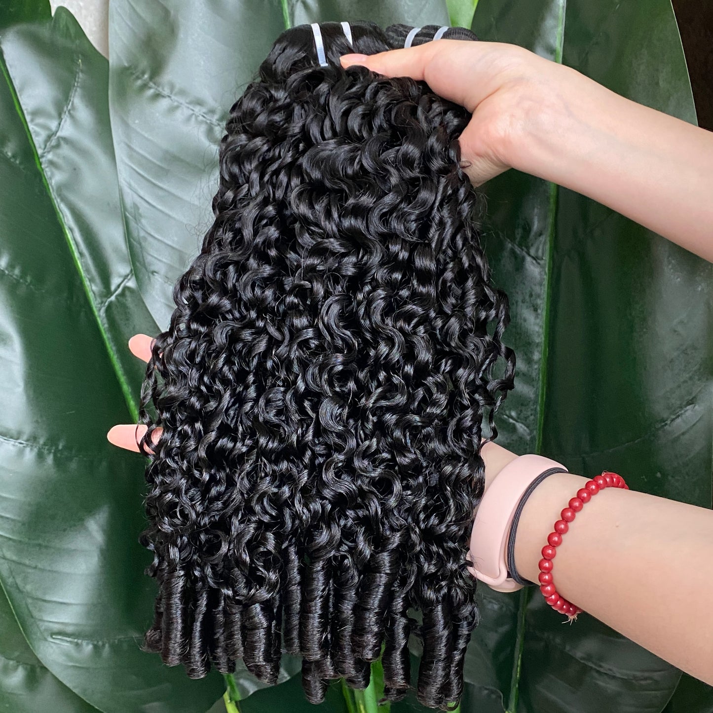 Raw Remy Virgin Human Hair Burmese Spiral Curly 3 Bundles Package Deal