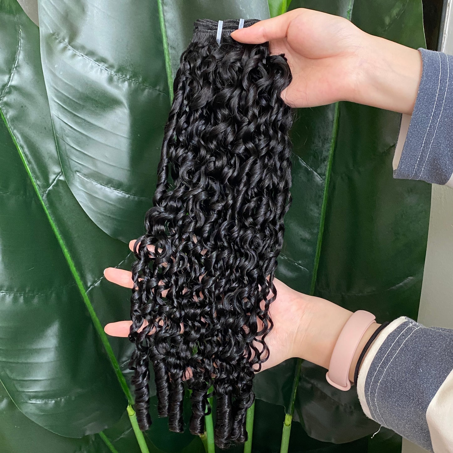 Raw Remy Virgin Human Hair Burmese Spiral Curly 3 Bundles Package Deal
