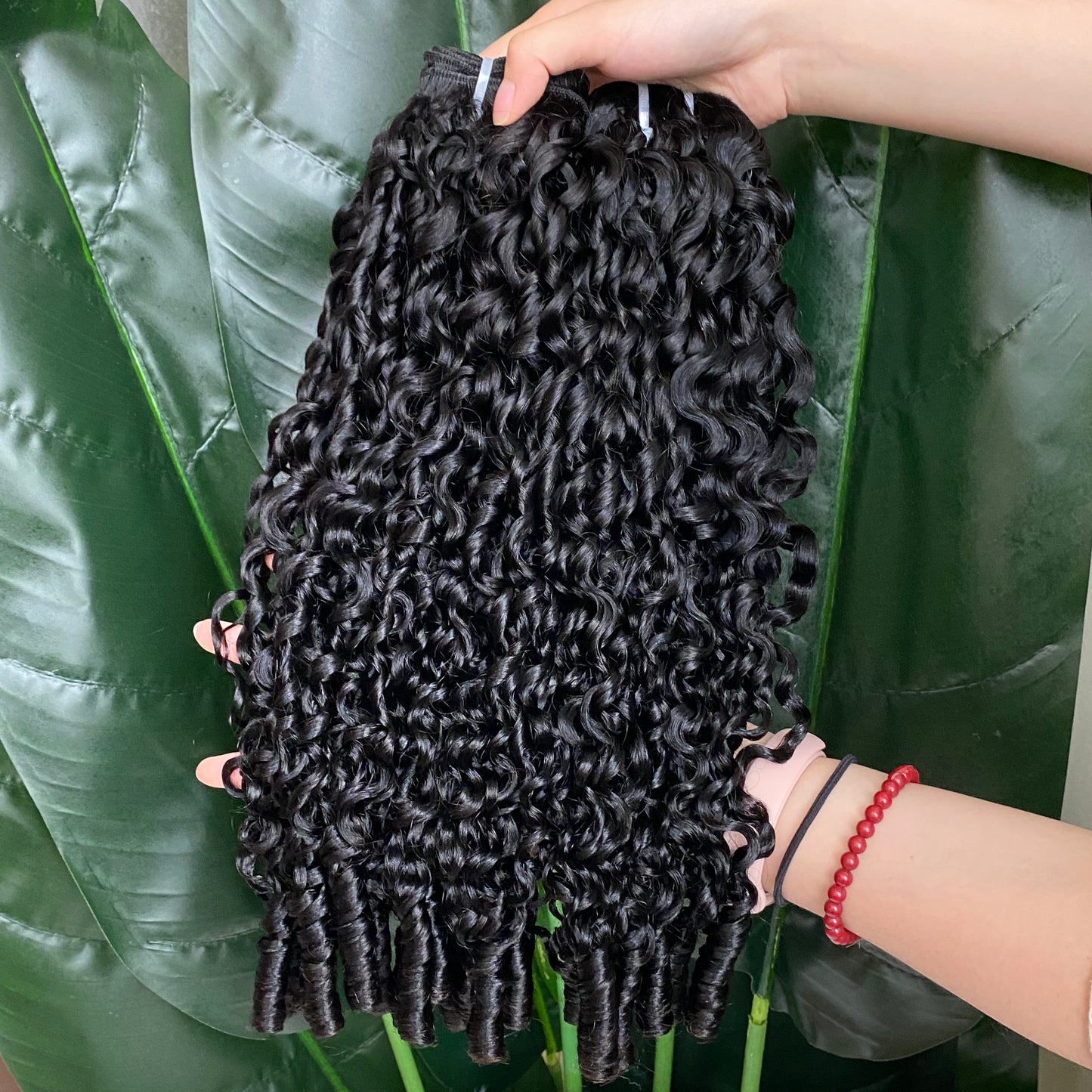 Raw Remy Virgin Human Hair Burmese Spiral Curly 3 Bundles Package Deal