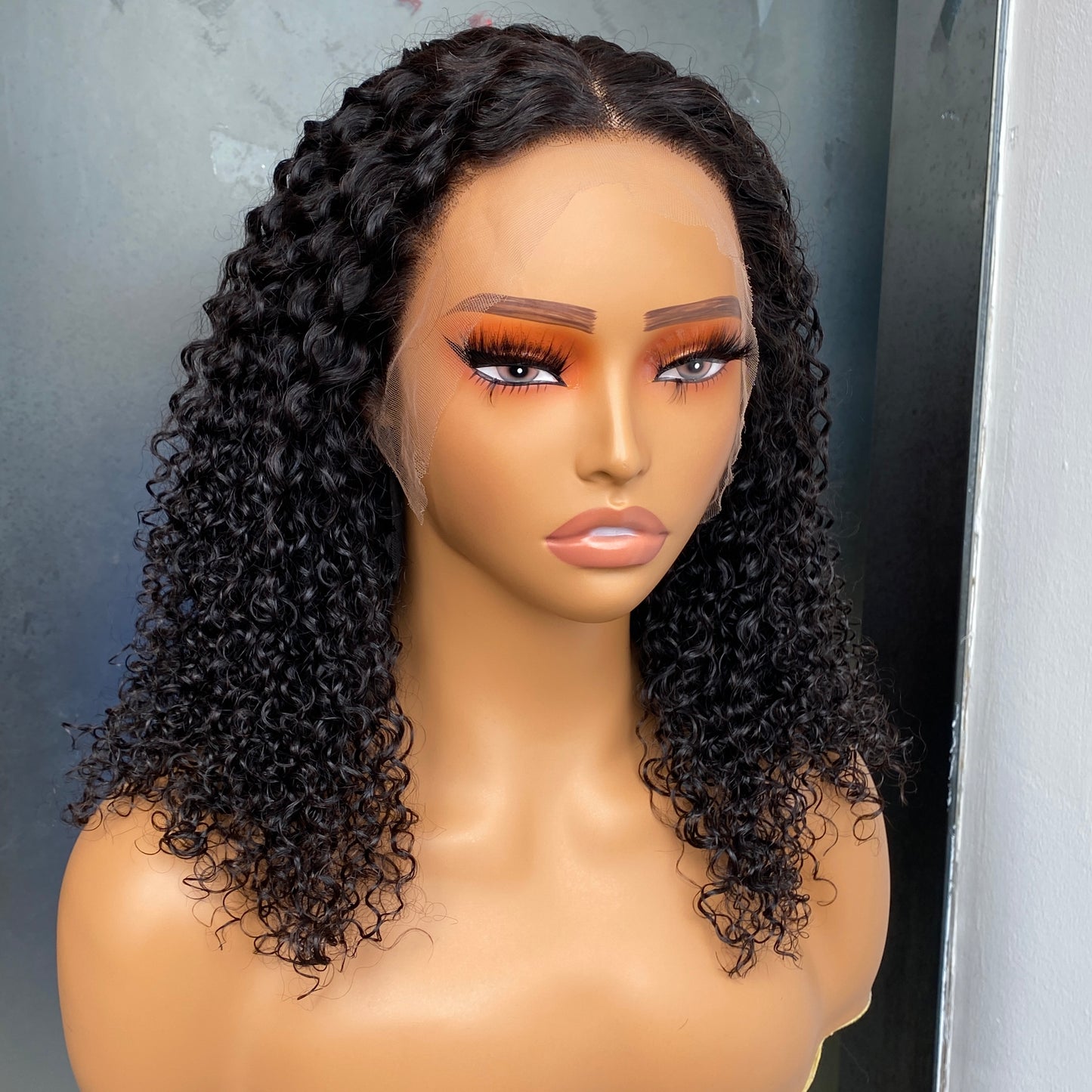 Kinky Curly 13x4 HD Lace Frontal Wig Human Hair 10-30 Inch