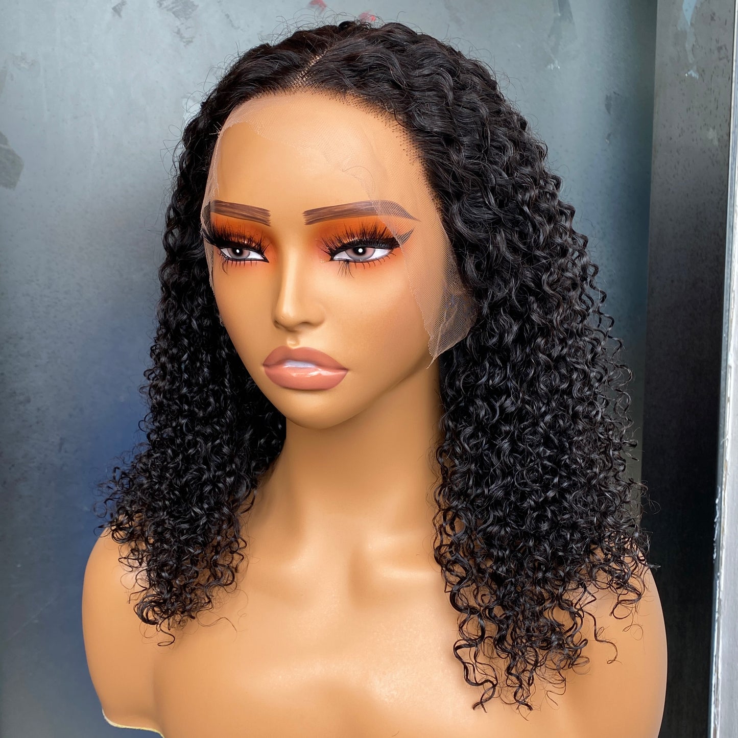 Kinky Curly 13x4 HD Lace Frontal Wig Human Hair 10-30 Inch