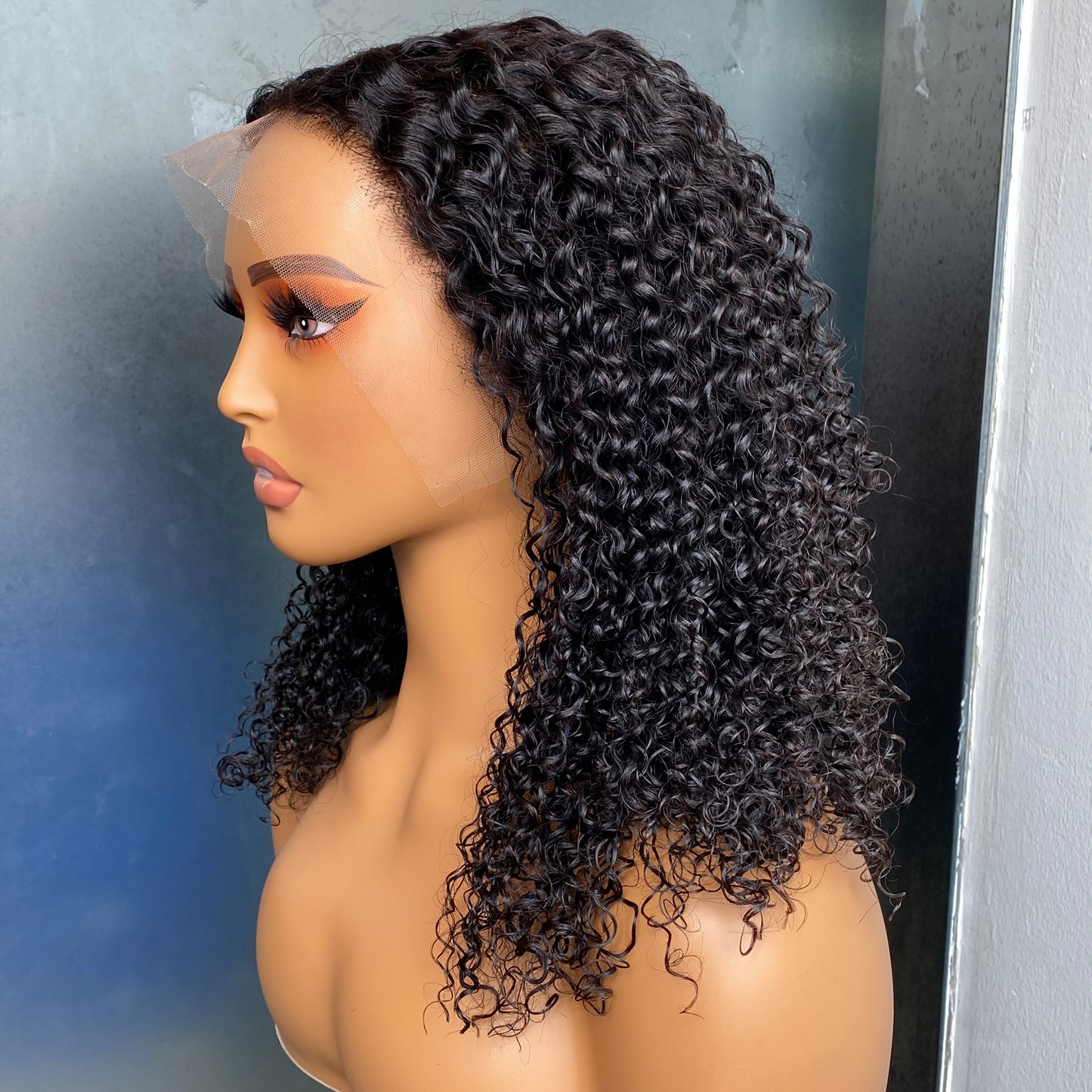 Kinky Curly 13x4 HD Lace Frontal Wig Human Hair 10-30 Inch