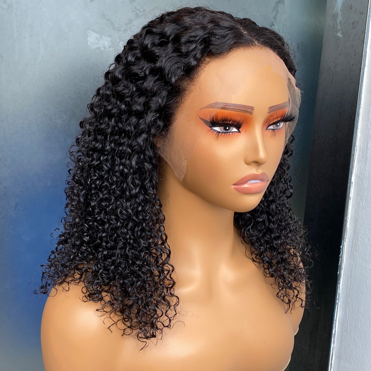 Kinky Curly 13x4 HD Lace Frontal Wig Human Hair 10-30 Inch