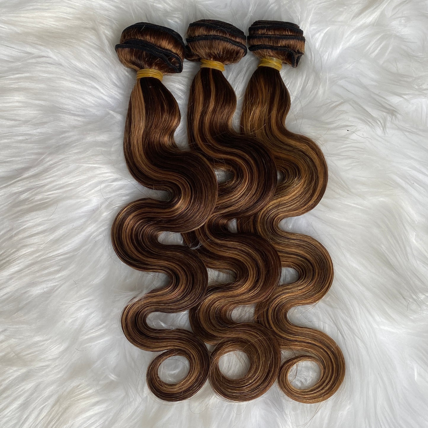 P4/27 Body Wave Bundle 100% Remy Vrigin Raw Human Hair 100g 3Pcs