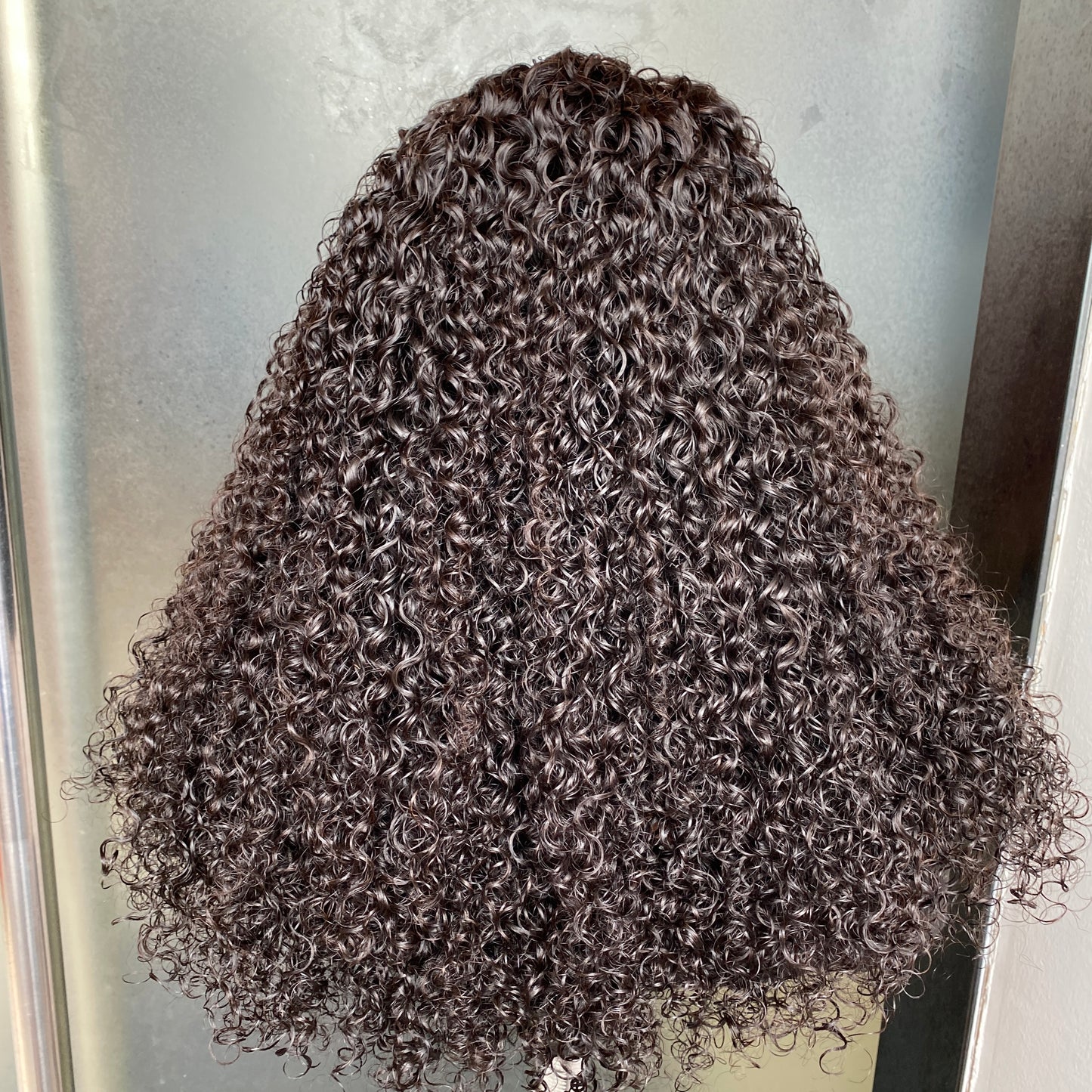 HUIXIN Grade 12A 180% Density Jerry Curly 6x6 HD Lace Closure Wig 12-32 Inch