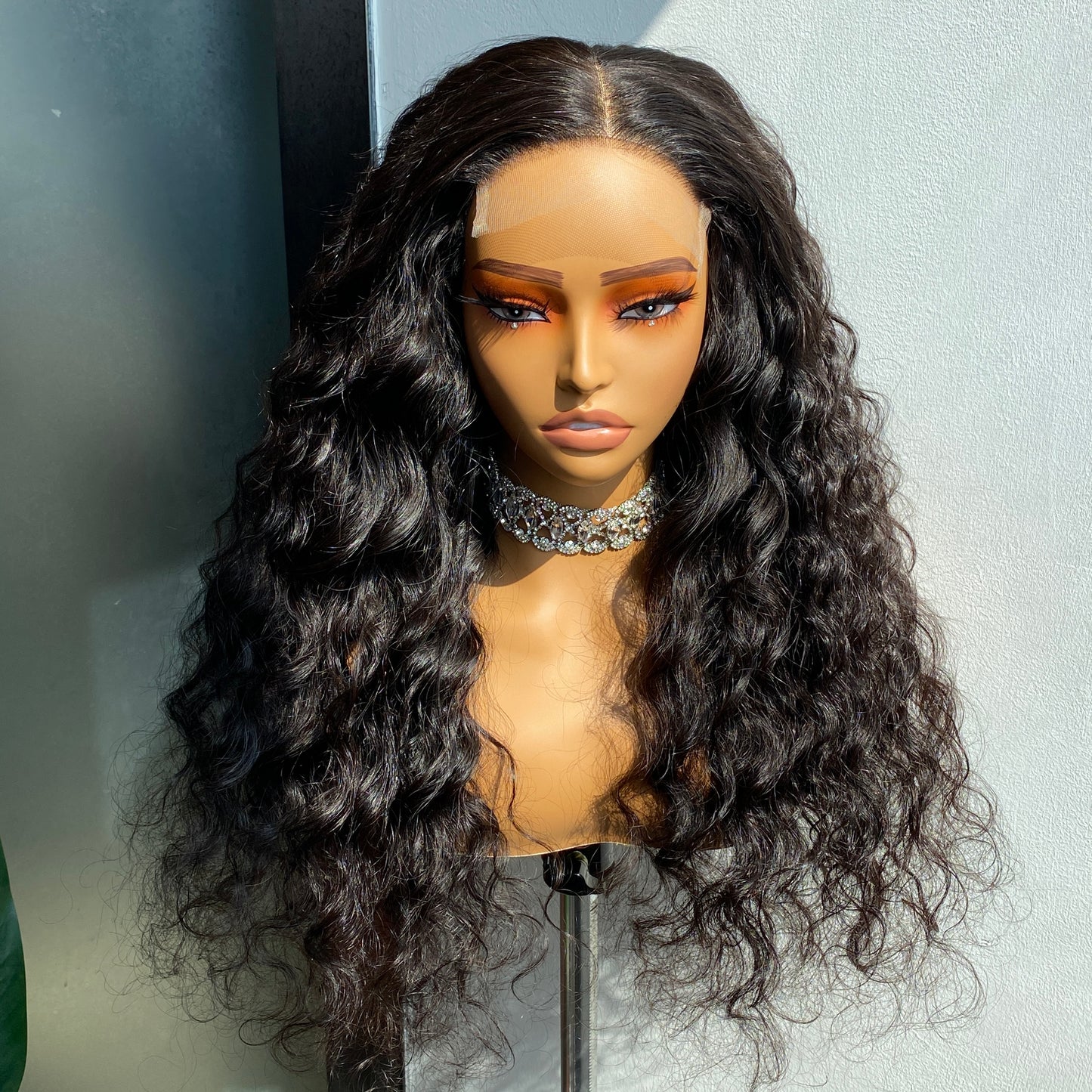 Natural Wave 5x5 HD Lace Closure Wig 100% Raw Human Hair Wig 14-32 Inch