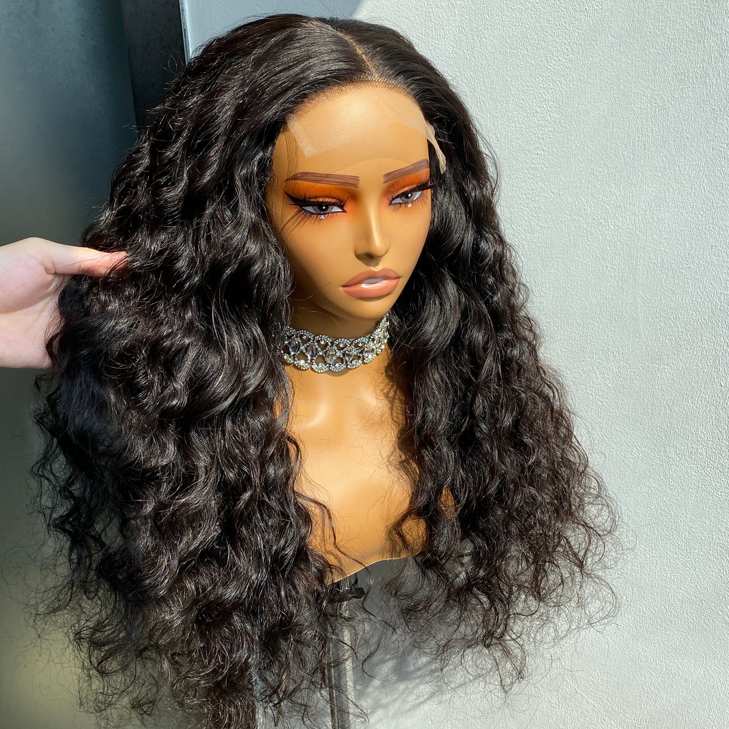 Natural Wave 5x5 HD Lace Closure Wig 100% Raw Human Hair Wig 14-32 Inch