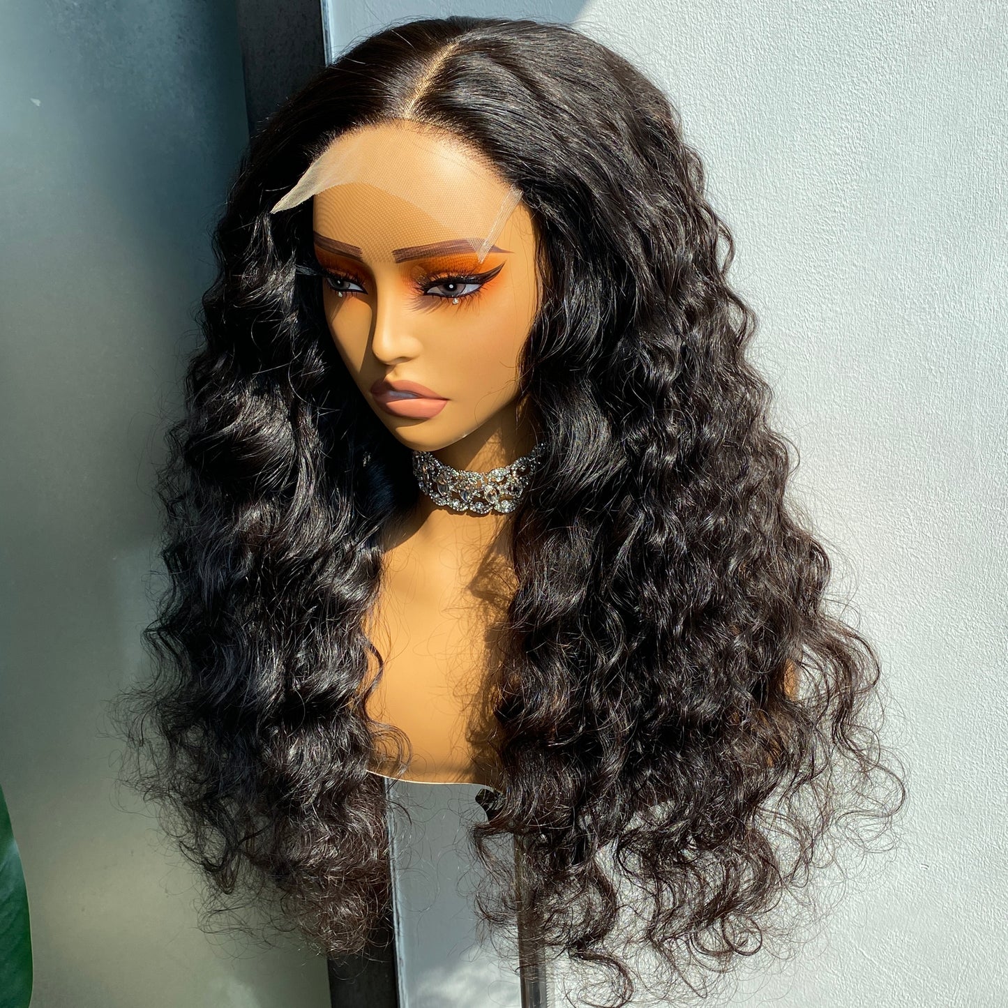 Natural Wave 5x5 HD Lace Closure Wig 100% Raw Human Hair Wig 14-32 Inch