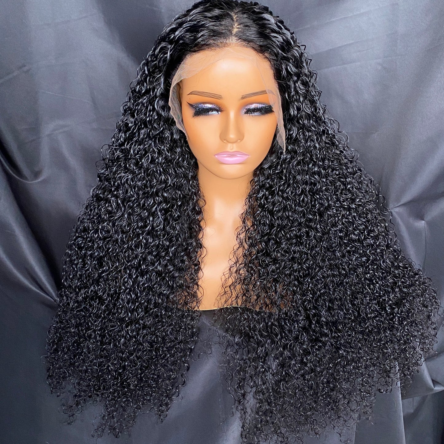 Raw Human Hair Jerry Curly 13x6 HD Lace Frontal Wig 14-30 Inch