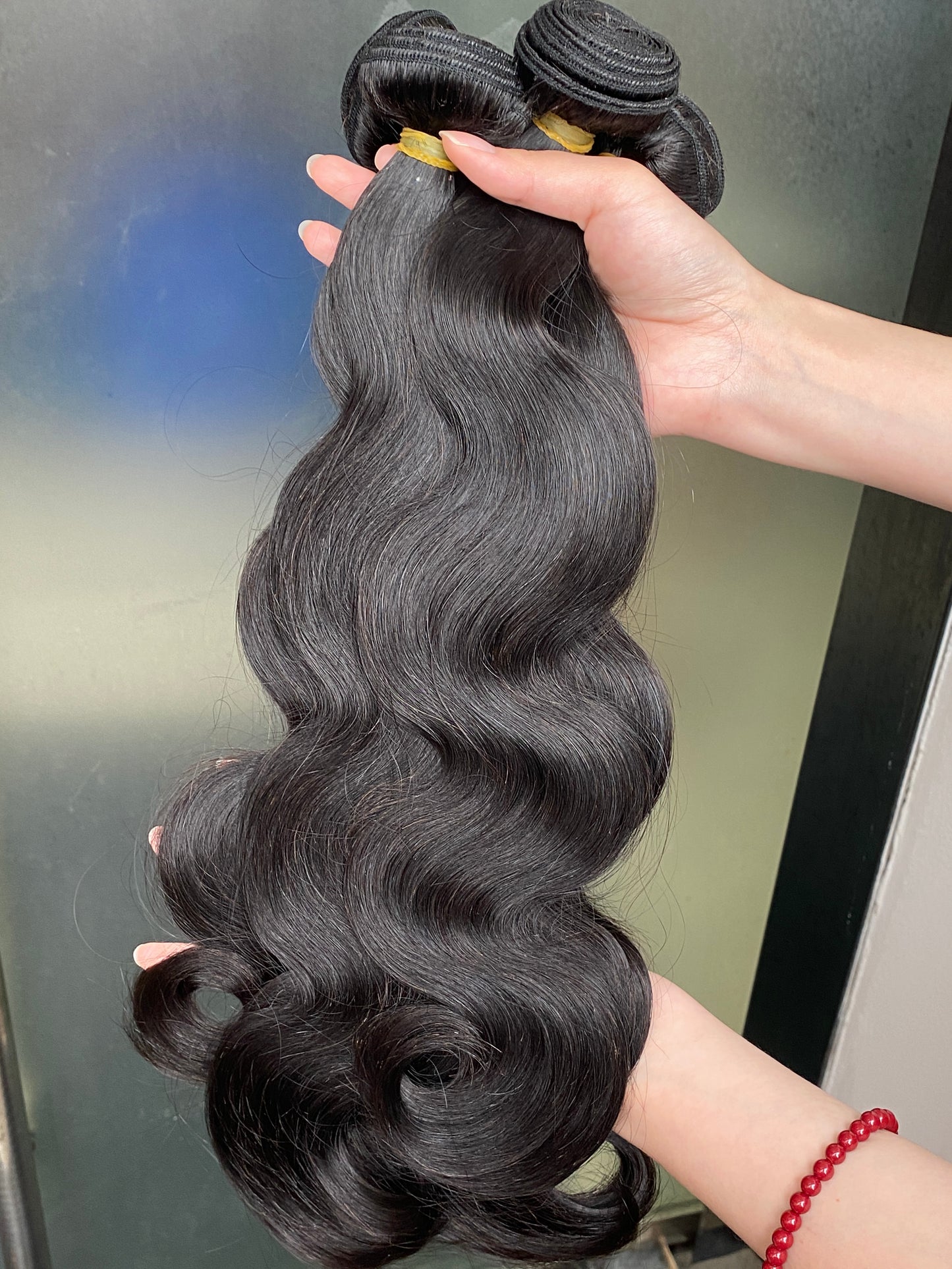Premium Raw Virgin Quality Body Wave Hair 3 Bundles With 4x4 Transparent Lace Closure
