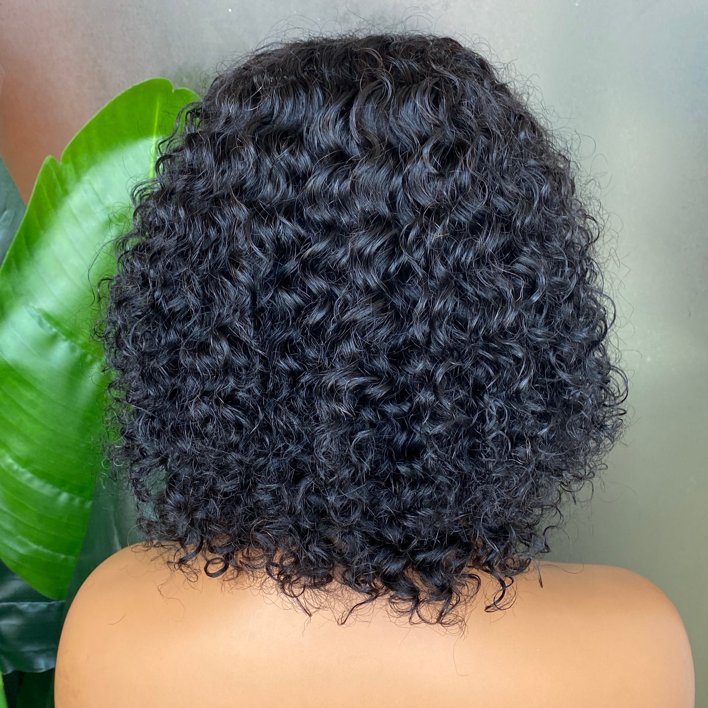Water Wave 4x4 Transaprent Lace Closure Wig 10 Inch On Sale