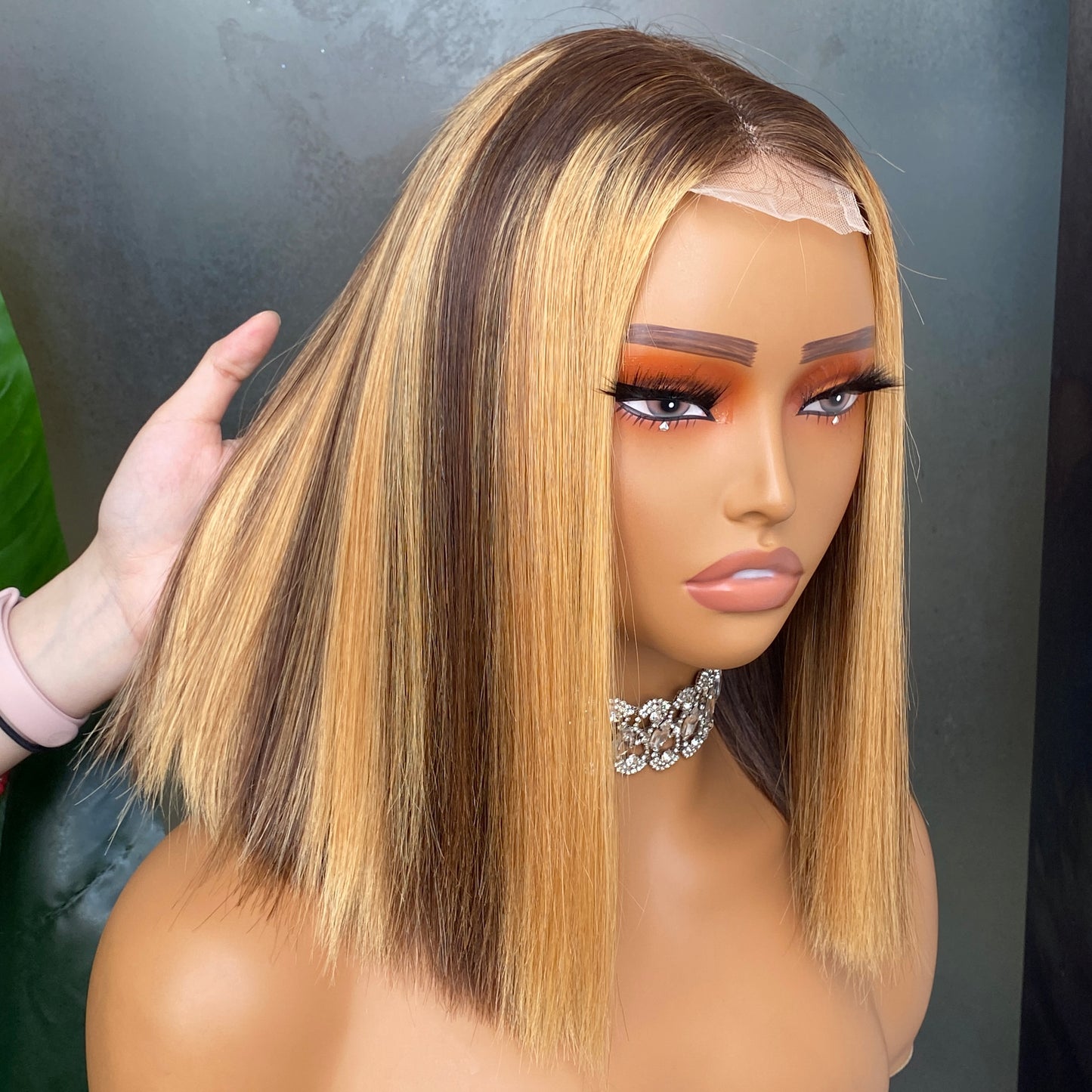 Thick Hair Vietnamese Silky Straight 2x6 Transaprent Lace Closure Wig 12 Inch