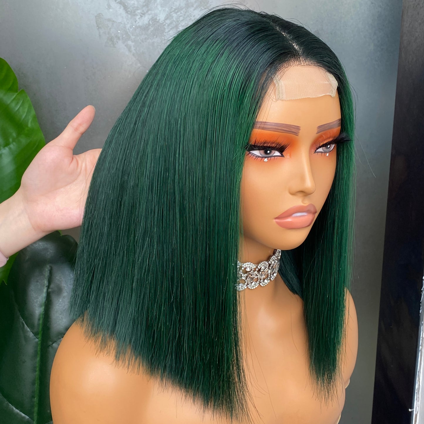 Thick Hair Vietnamese Silky Straight 2x6 Transaprent Lace Closure Wig 12 Inch