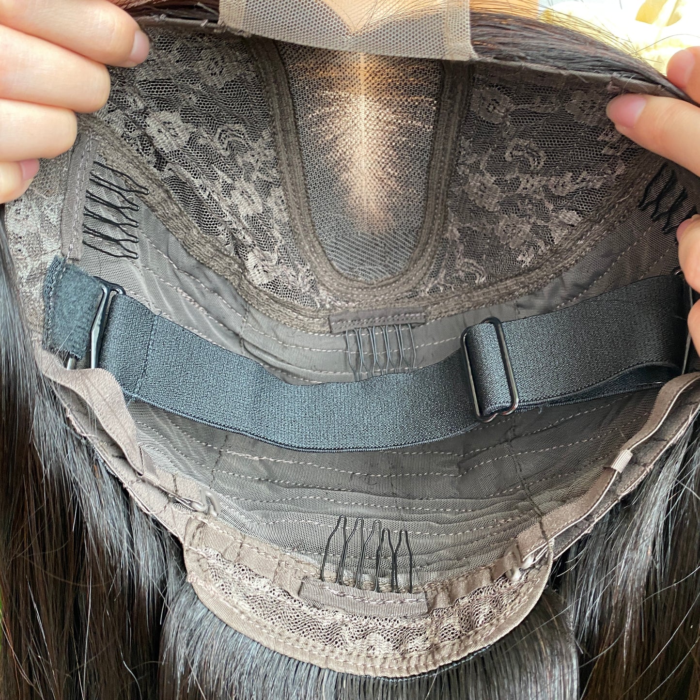 Thick Hair Vietnamese Silky Straight 2x6 Transaprent Lace Closure Wig 12 Inch