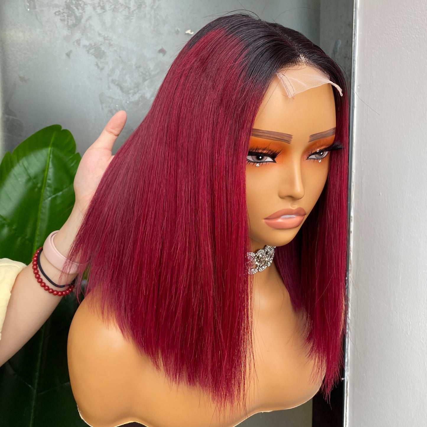 Thick Hair Vietnamese Silky Straight 2x6 Transaprent Lace Closure Wig 12 Inch