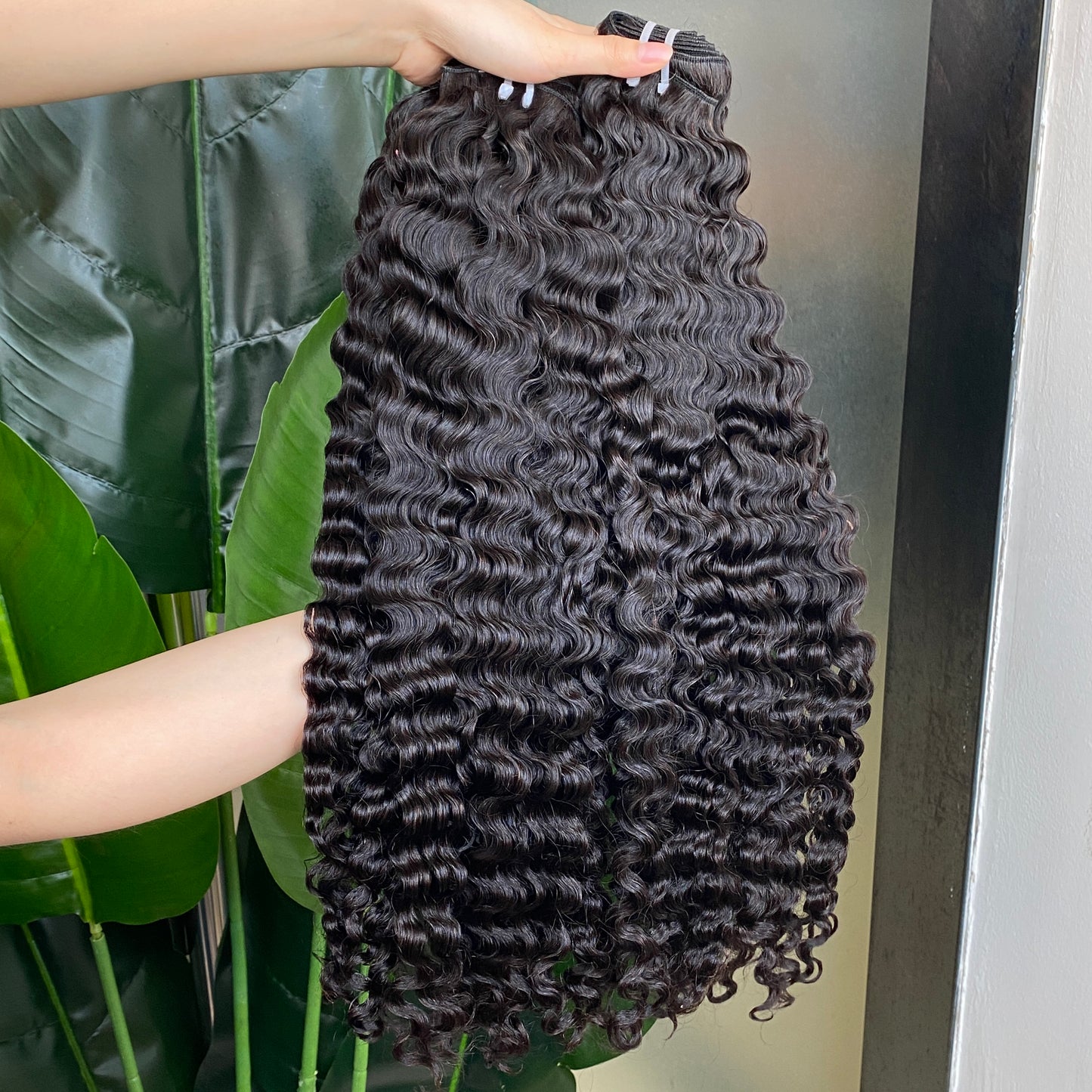 HUIXIN Grade 12A Burmese Curly Bundle Raw Human Hair 14”-28” 3pcs/lot