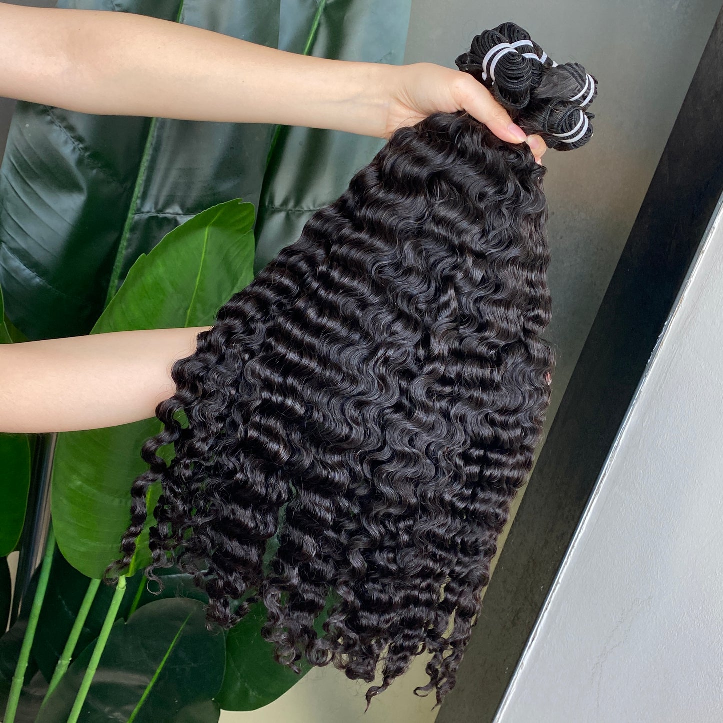 HUIXIN Grade 12A Burmese Curly Bundle Raw Human Hair 14”-28” 3pcs/lot