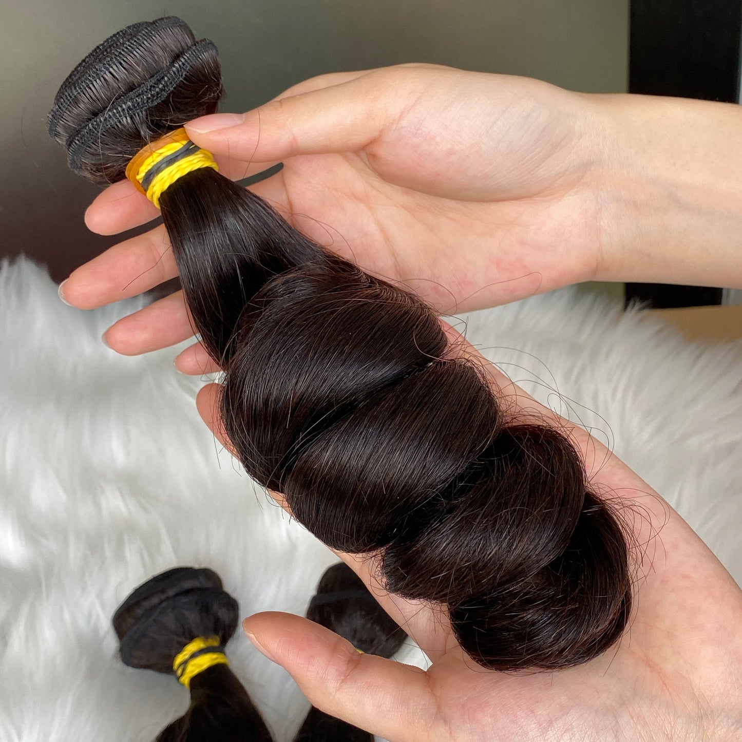 12A Raw Human Hair Loose Wave Bundle 12-28 Inch 3Pcs/Pack