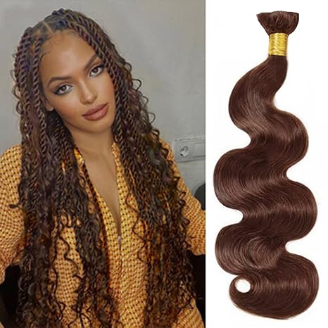 Human Hair Braiding Body Wave Bulk Boho Box Braids No Weft Curly Hair Extensions 100g