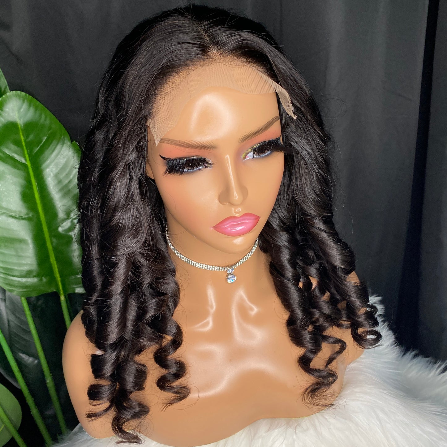 Loose Wave 6x6 Transaprent Lace Closure Wig Raw Human Hair 10-32 Inch