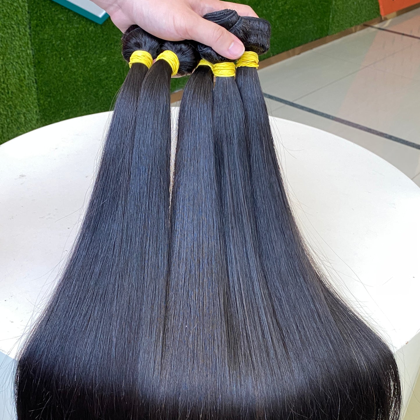 Grade 12A100% Raw Human Hair Silky Straight Bundle 3Pcs 8"-40"