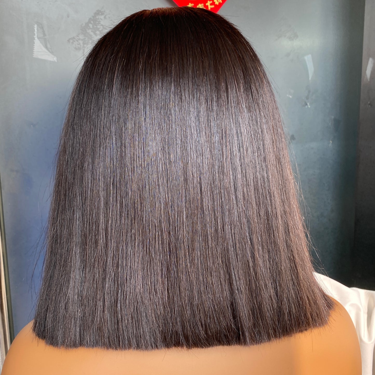 Vietnamese Human Hair Straight 13x4 HD Lace Frontal Wig 12 Inch