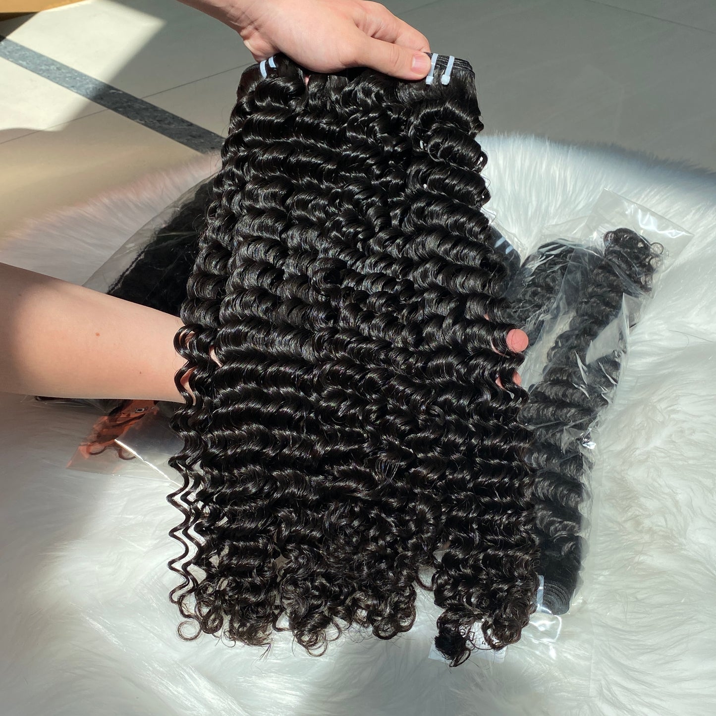 Grade 12A 100% Human Hair Deep Wave Bundle 8-30 Inch 3Pcs