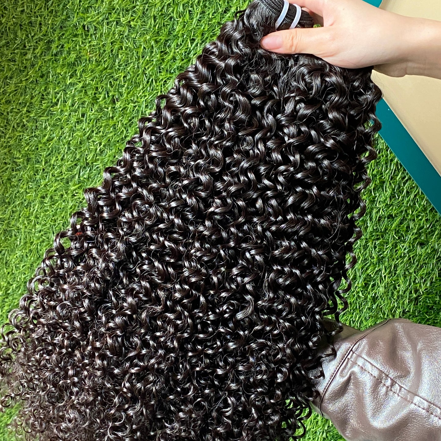 Jerry Curly Bundles 100% Raw Human Hair Extension 3Pcs 100g