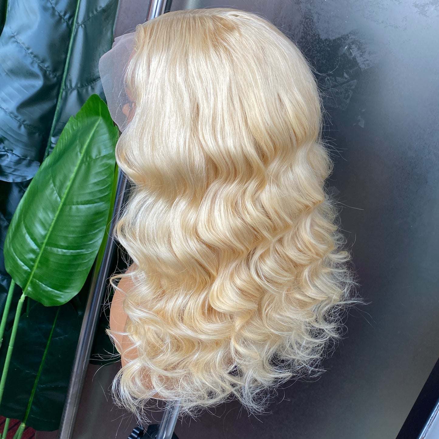 180% Density 613 Body Wave 13x4 Transparent Lace Frontal Wig 16 Inch On Sale