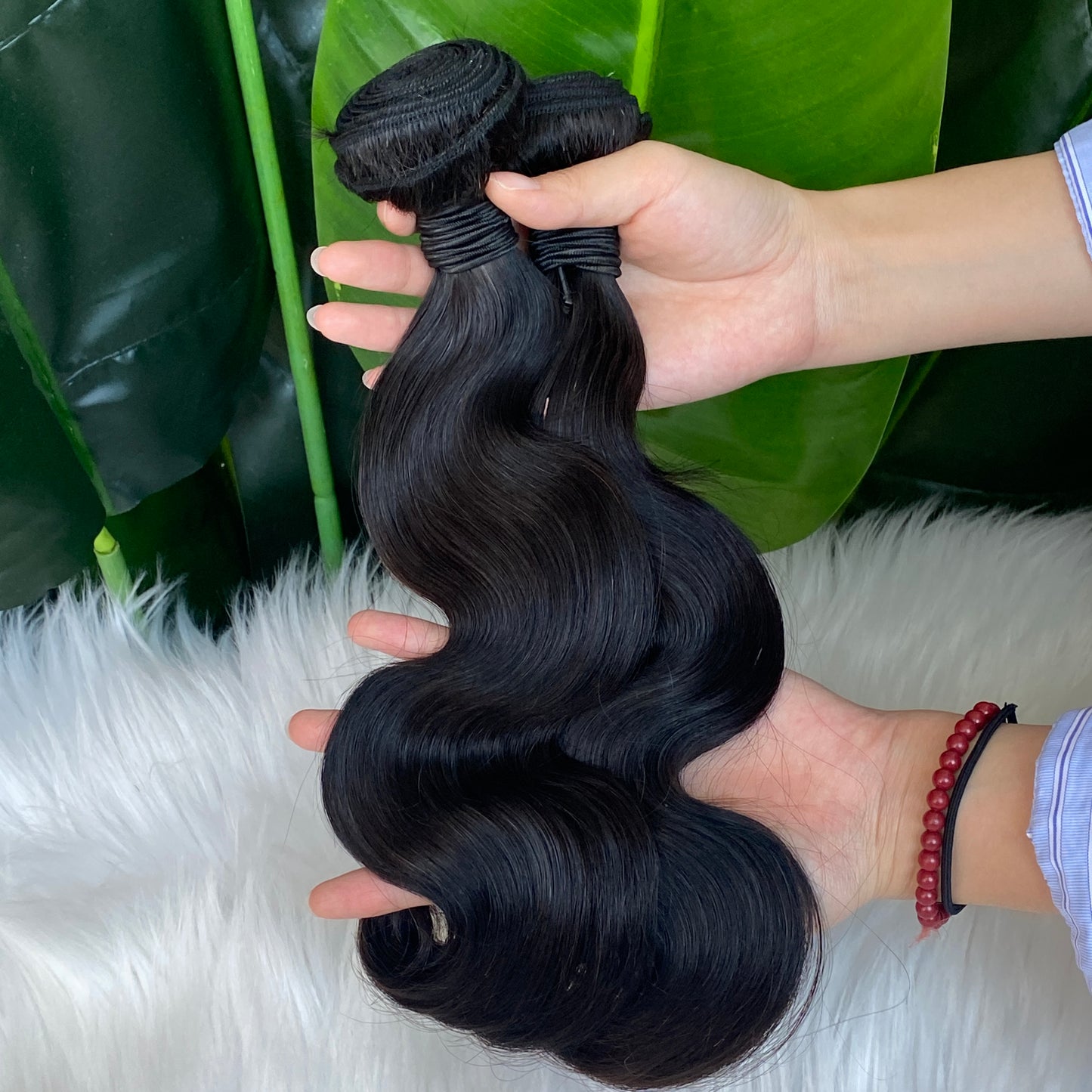 Grade 10A Human Hair Body Wave Bundle 100g/pcs