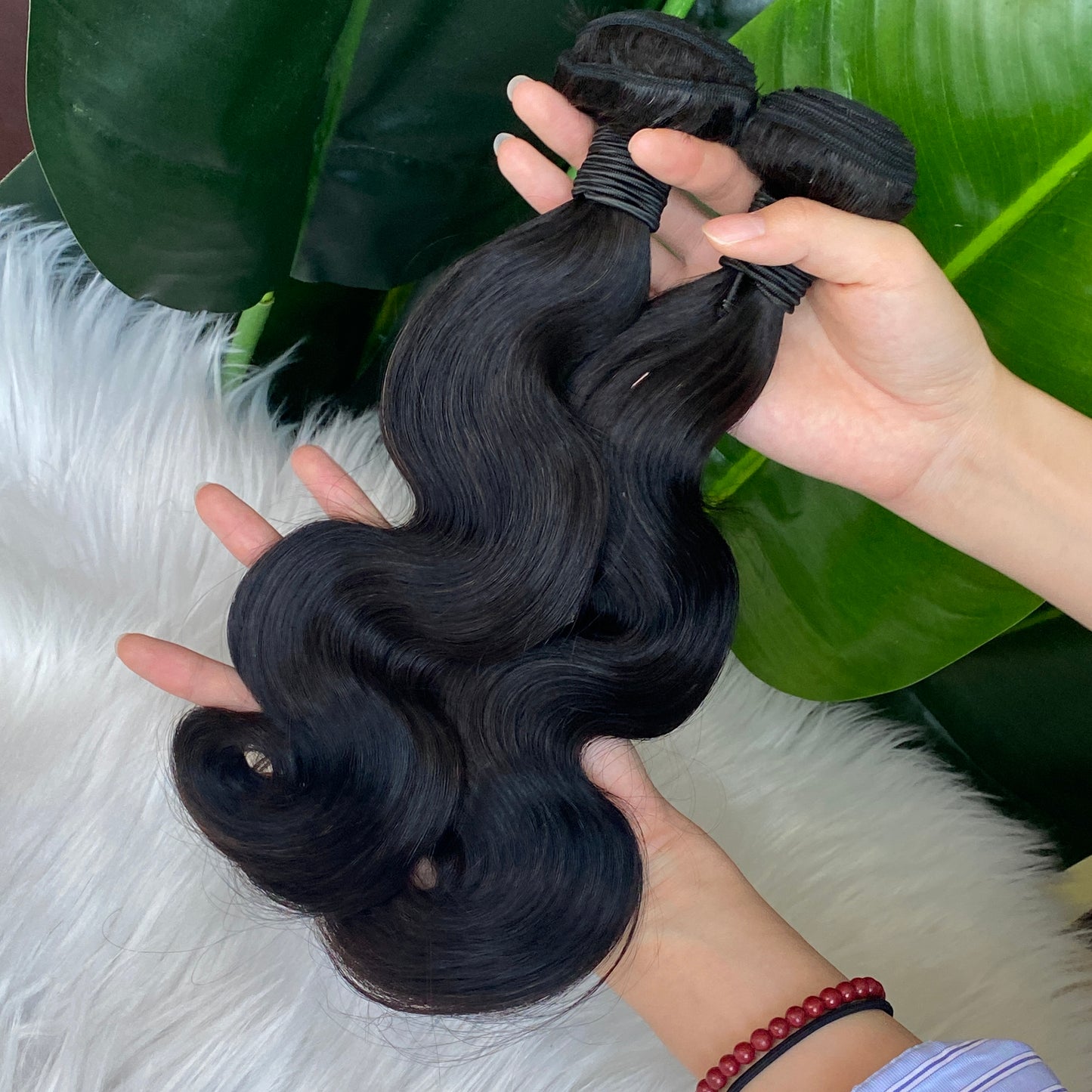 Grade 10A Human Hair Body Wave Bundle 100g/pcs