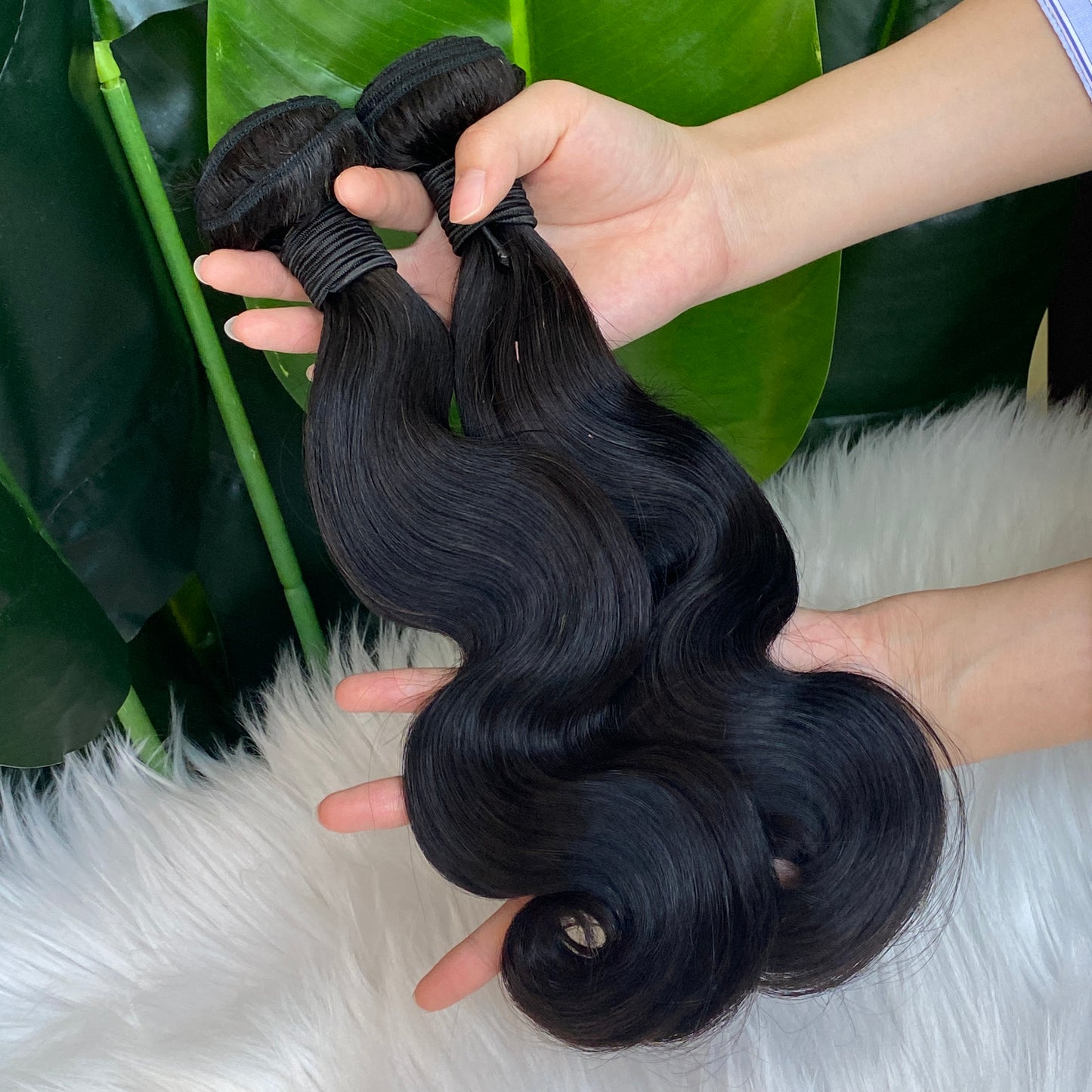 Grade 10A Human Hair Body Wave Bundle 100g/pcs