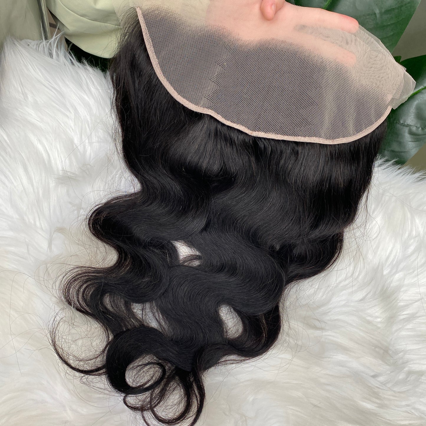 100% Human Hair Body wave 13x4 Transparent Lace Frontal Hair Extension