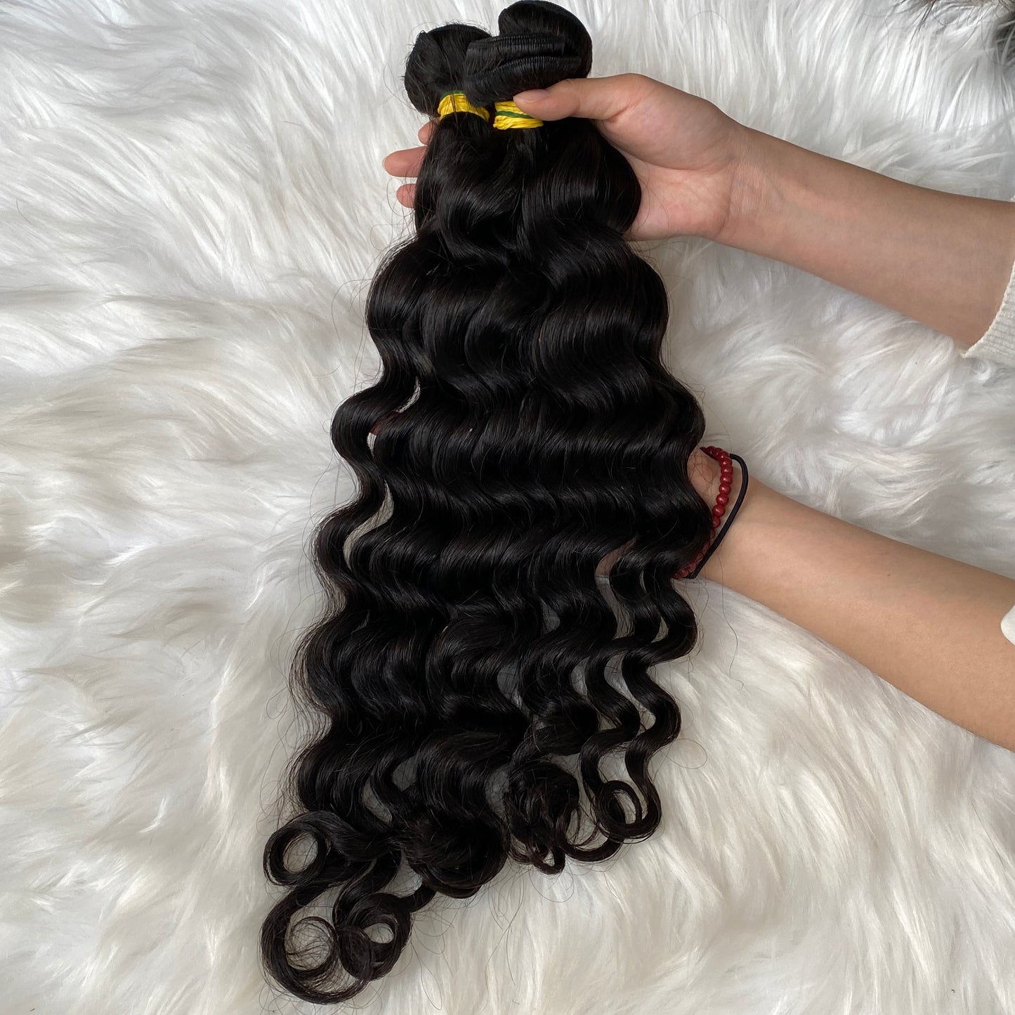 Grade 12A Hair Extension Natural Wave Raw Human Hair Bundle 2Pcs