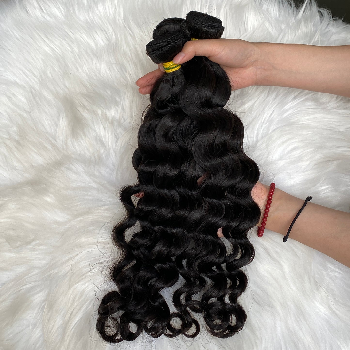 Grade 12A Hair Extension Natural Wave Raw Human Hair Bundle 2Pcs