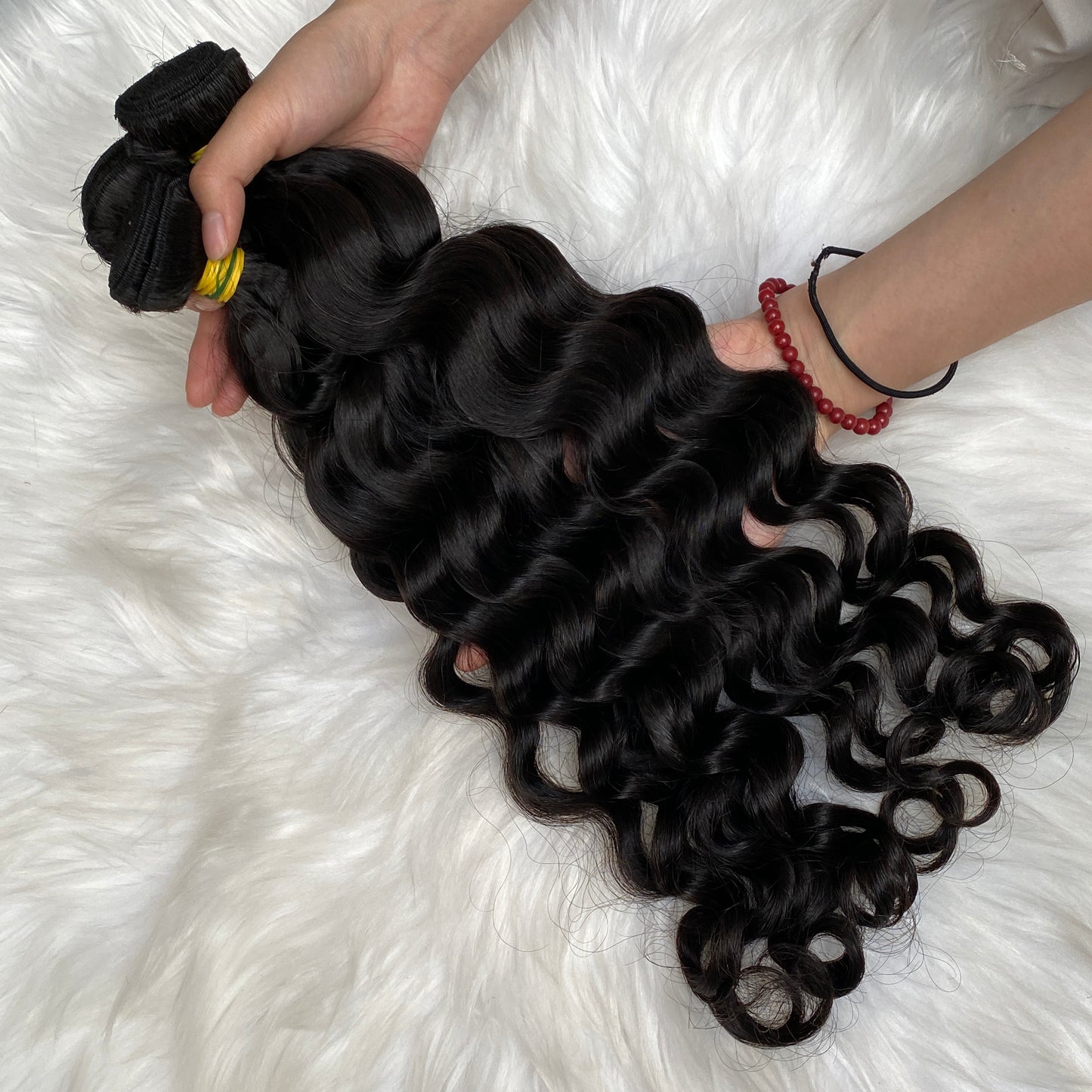 Grade 12A Hair Extension Natural Wave Raw Human Hair Bundle 2Pcs