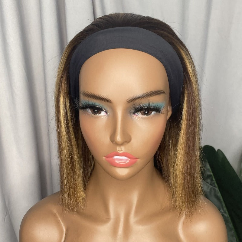 ON SALE!-Piano Style Headband Wig