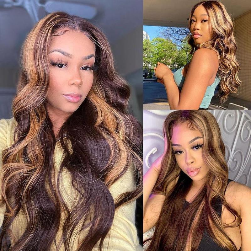 Body wave p4/27 transparent lace frontal wig™