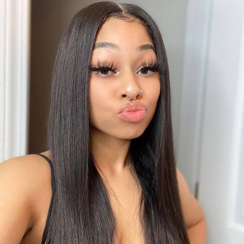 Straight 13x4 Transparent Lace Frontal Wig