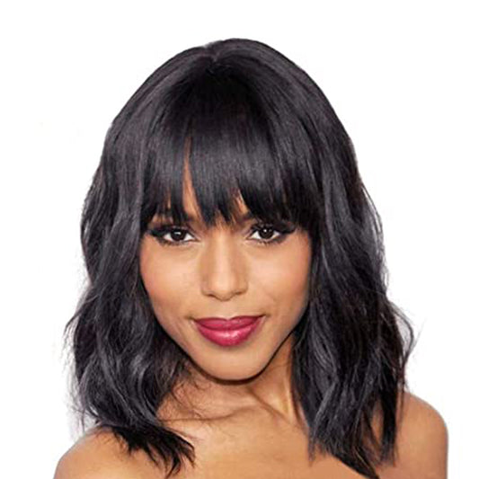 Wavy 2x6 lace closure wig 10"