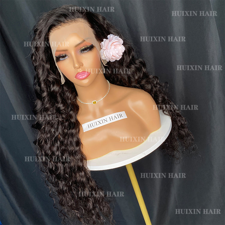 Natural Wave 13X4 Transparent Lace Frontal Wig