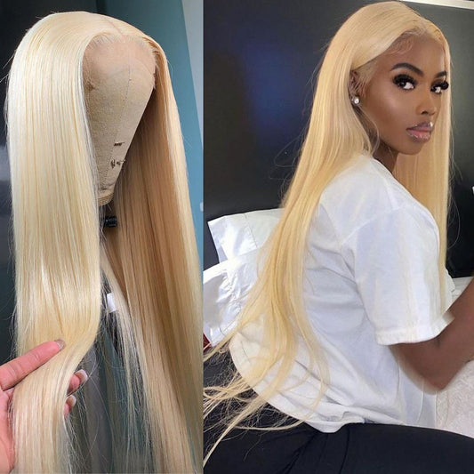 613 straight 13x4 transparent lace wig