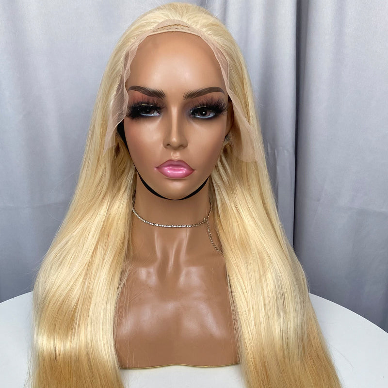 613 straight 13x4 transparent lace wig