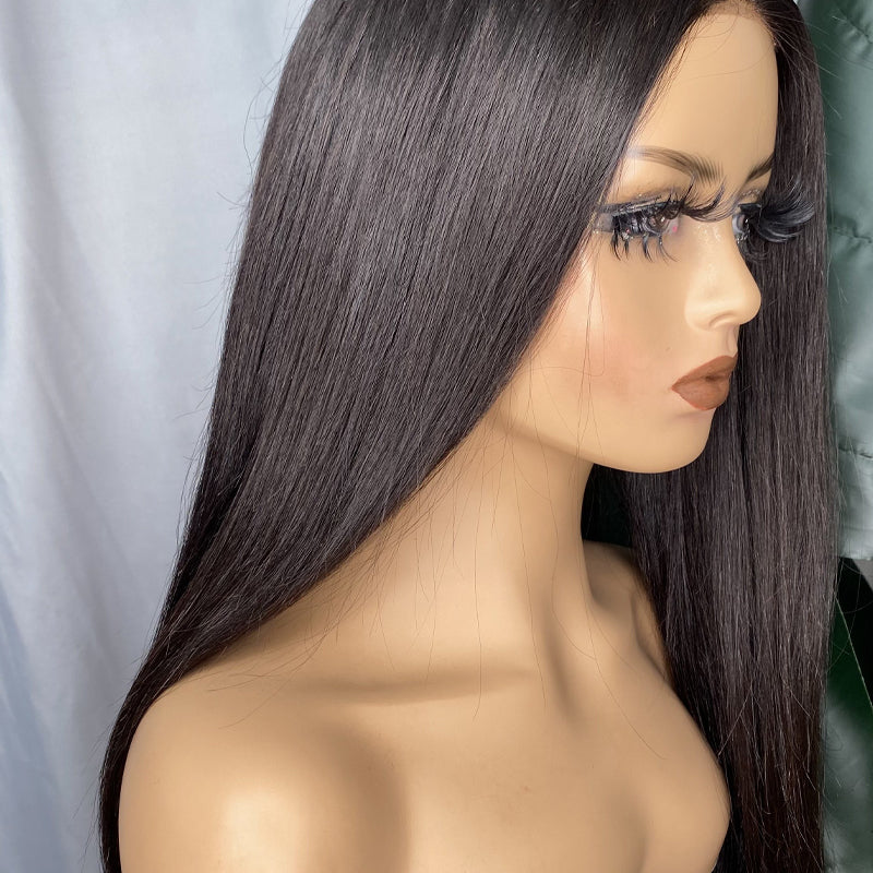 straight 4x4 lace closure wig