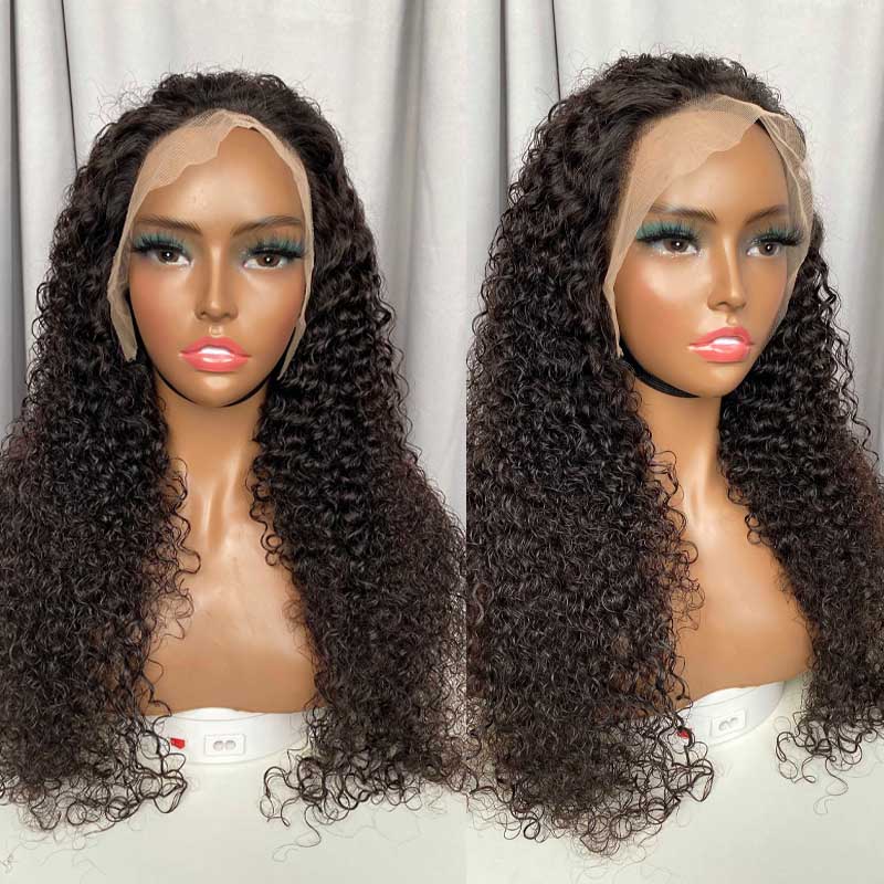 silky deep wave 13x4 transparent lace wig