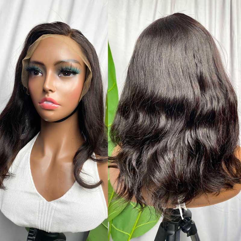 on sale-short loose wavy front lace wig