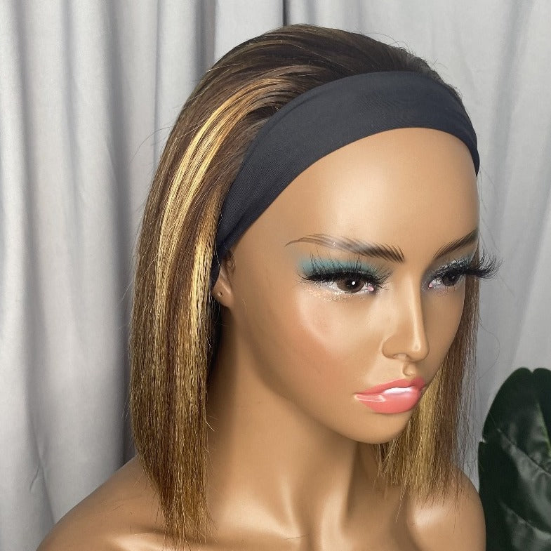 ON SALE!-Piano Style Headband Wig